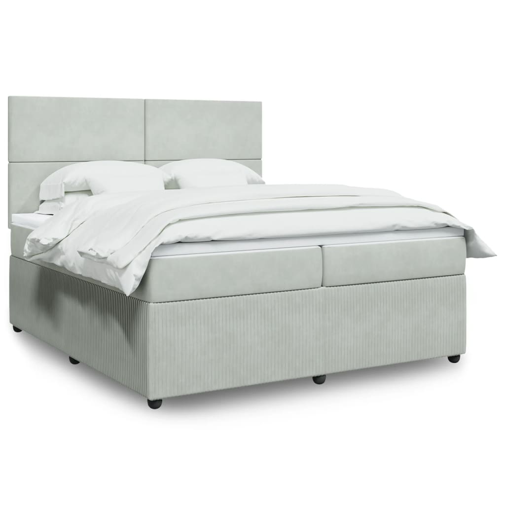 Boxspring Met Matras Fluweel
