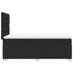 Boxspring Met Matras Kunstleer Zwart Single