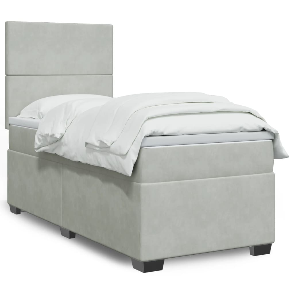 Boxspring Met Matras Fluweel