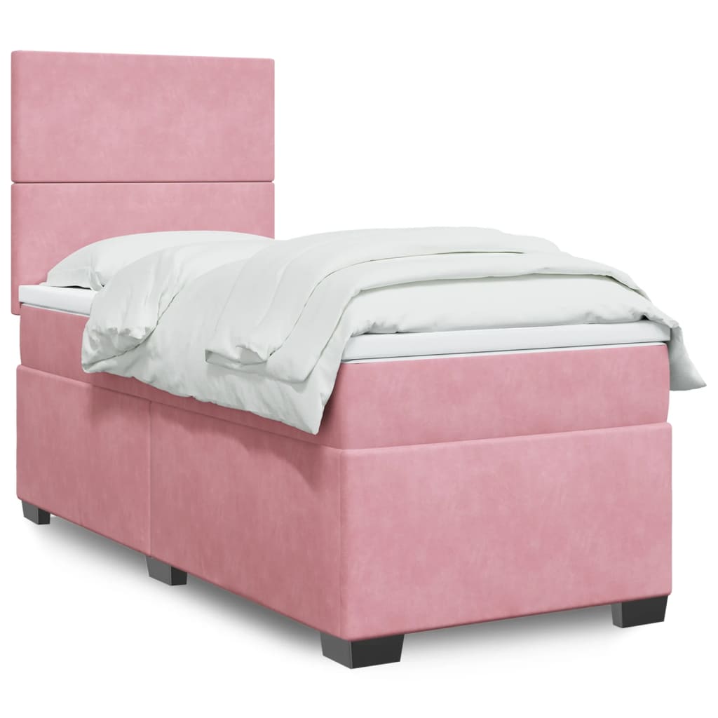 Boxspring Met Matras Fluweel