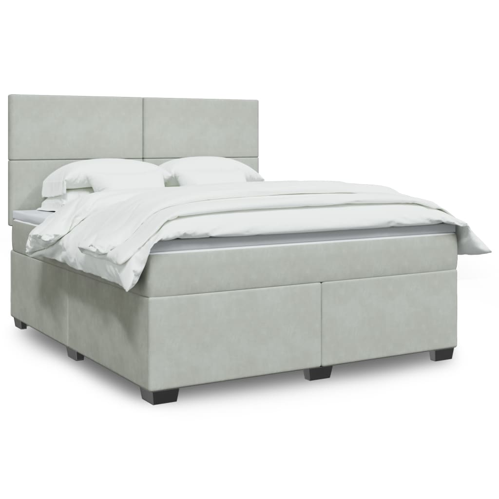 Boxspring Met Matras Fluweel