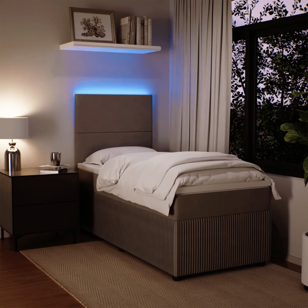 Boxspring Met Matras Fluweel