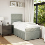 Boxspring Met Matras Fluweel