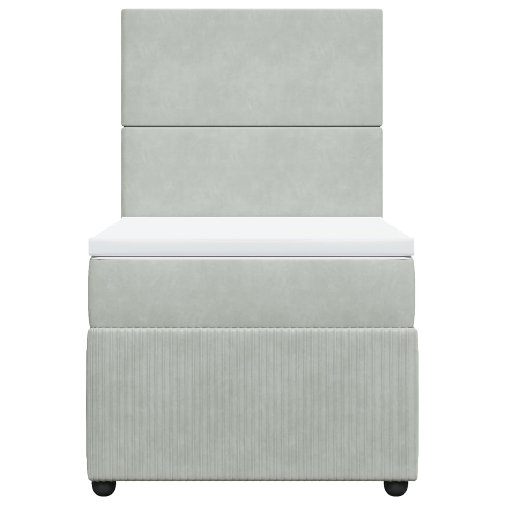 Boxspring Met Matras Fluweel