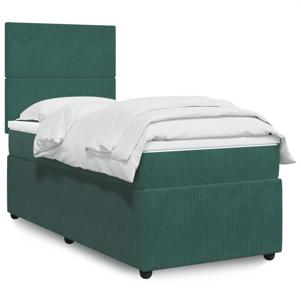 Boxspring Met Matras Fluweel