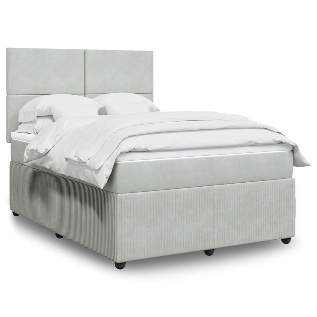 Boxspring Met Matras Fluweel