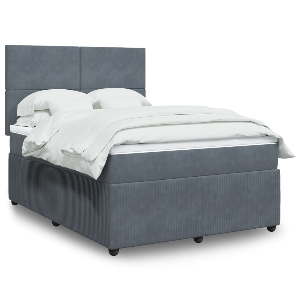Boxspring Met Matras Fluweel