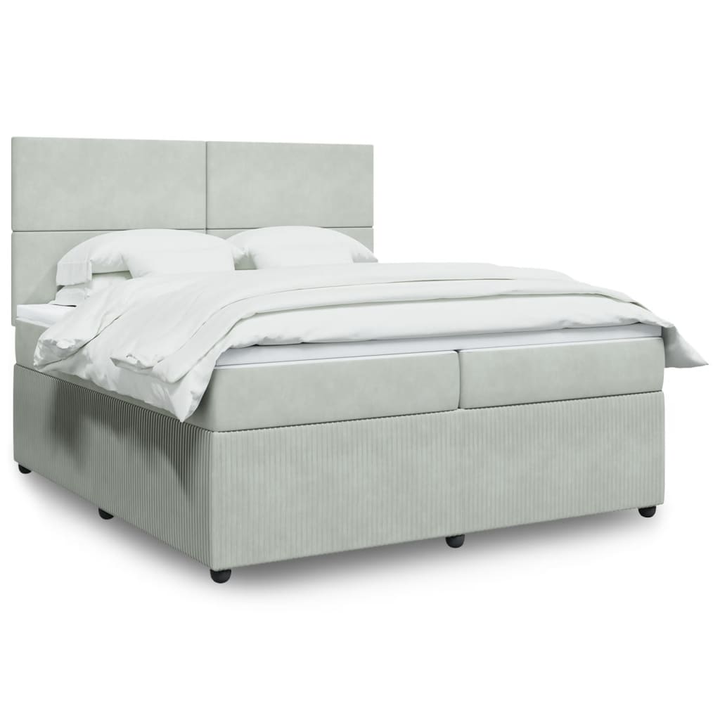 Boxspring Met Matras Fluweel