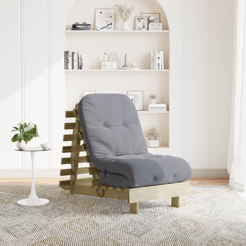 Futon Slaapbank Met Matras Grenenhout