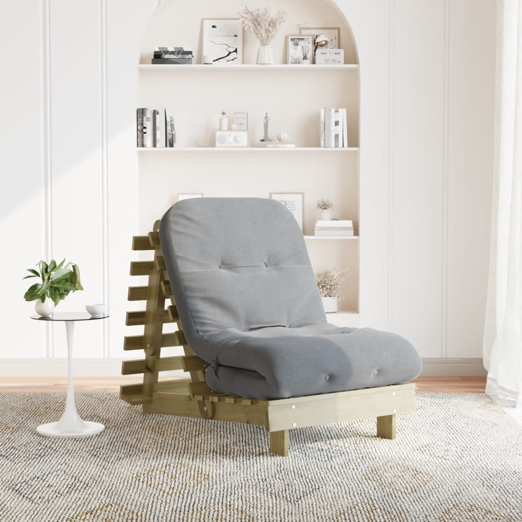 Futon Slaapbank Met Matras Grenenhout