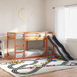 Stapelbed Met Glijbaan En Ladder Massief Grenenhout