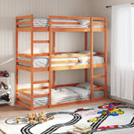 Stapelbed 3-Persoons Massief Grenenhout
