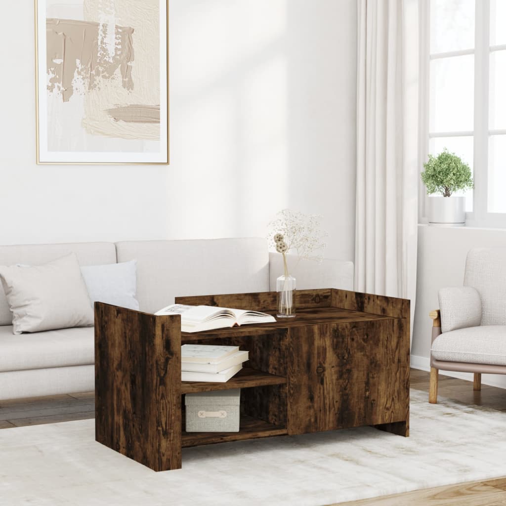 Salontafel Bewerkt Hout