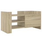Tv-Meubel 80X35X40 Cm Bewerkt Hout Kleurig