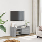 Tv-Meubel 80X35X40 Cm Bewerkt Hout Kleurig