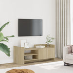 Tv-Meubel 80X35X40 Cm Bewerkt Hout Kleurig