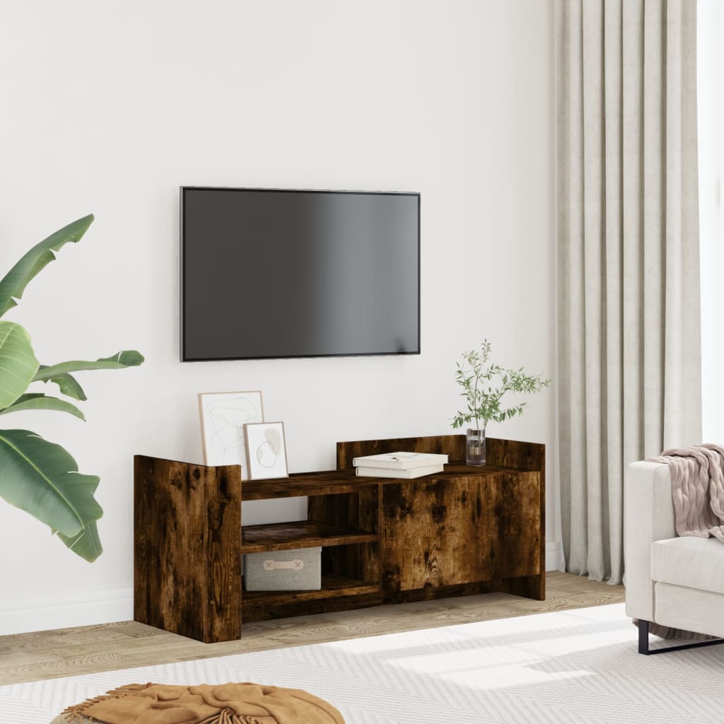 Tv-Meubel 80X35X40 Cm Bewerkt Hout Kleurig