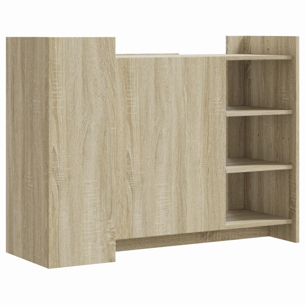 Dressoir 100X35X75 Cm Bewerkt Hout Kleurig