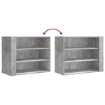 Wandkast 75X35X60 Cm Bewerkt Hout