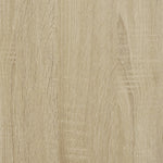 Wandkast 75X35X60 Cm Bewerkt Hout Kleurig