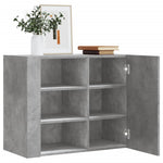Wandkast 75X35X60 Cm Bewerkt Hout Kleurig