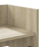 Wandschap 70,5X35X30,5 Cm Bewerkt Hout Kleurig