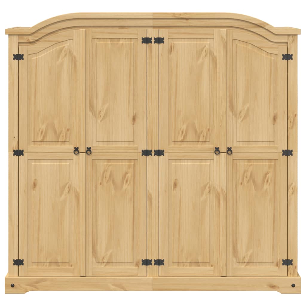 Kledingkast Corona 194X52X186 Cm Massief Grenenhout