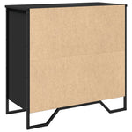 Dressoir 78X35,5X74,5 Cm Bewerkt Hout