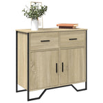 Dressoir 79.5X35,5X74,5 Cm Bewerkt Hout