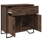 Dressoir 79.5X35,5X74,5 Cm Bewerkt Hout
