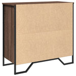 Dressoir 79.5X35,5X74,5 Cm Bewerkt Hout