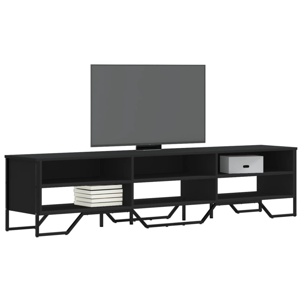 Tv-Meubel 122X34X41 Cm Bewerkt Hout Eikenkleurig