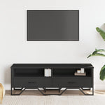 Tv-Meubel 122X34X41 Cm Bewerkt Hout