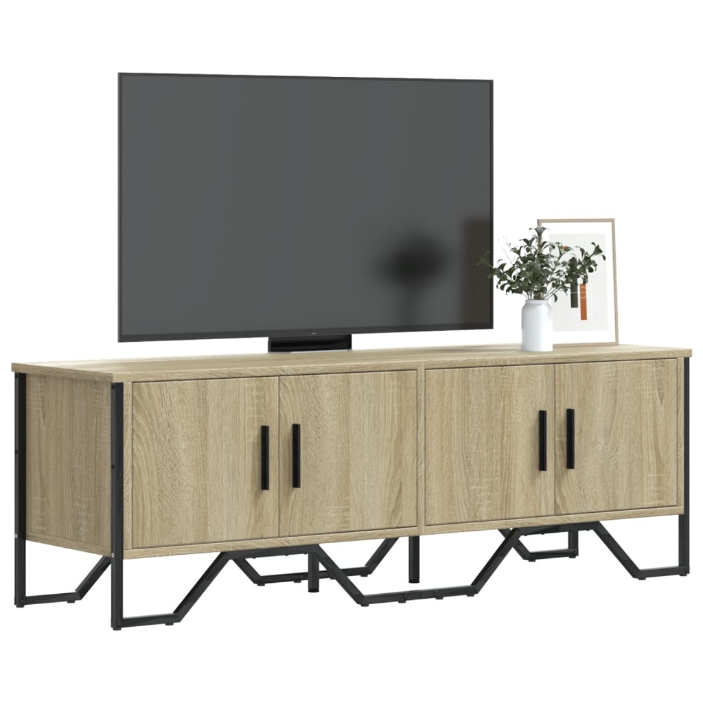 Tv-Meubel 122X34X41 Cm Bewerkt Hout Ig