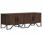 Tv-Meubel 122X34X41 Cm Bewerkt Hout Ig