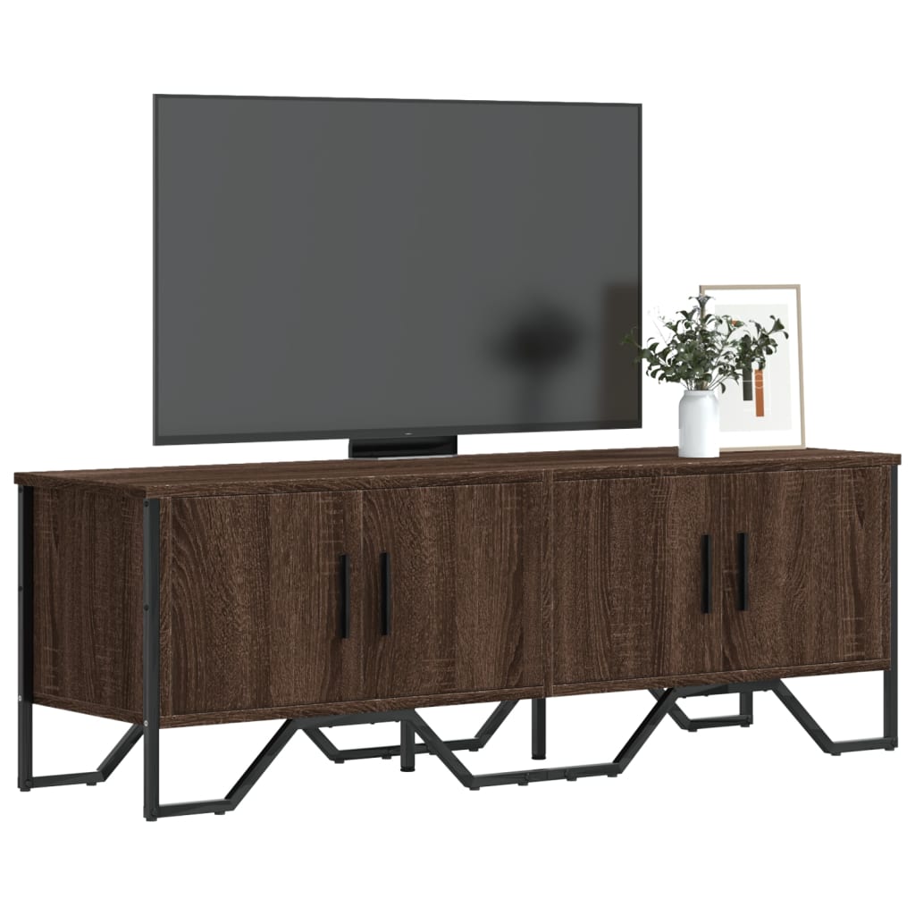 Tv-Meubel 122X34X41 Cm Bewerkt Hout Ig