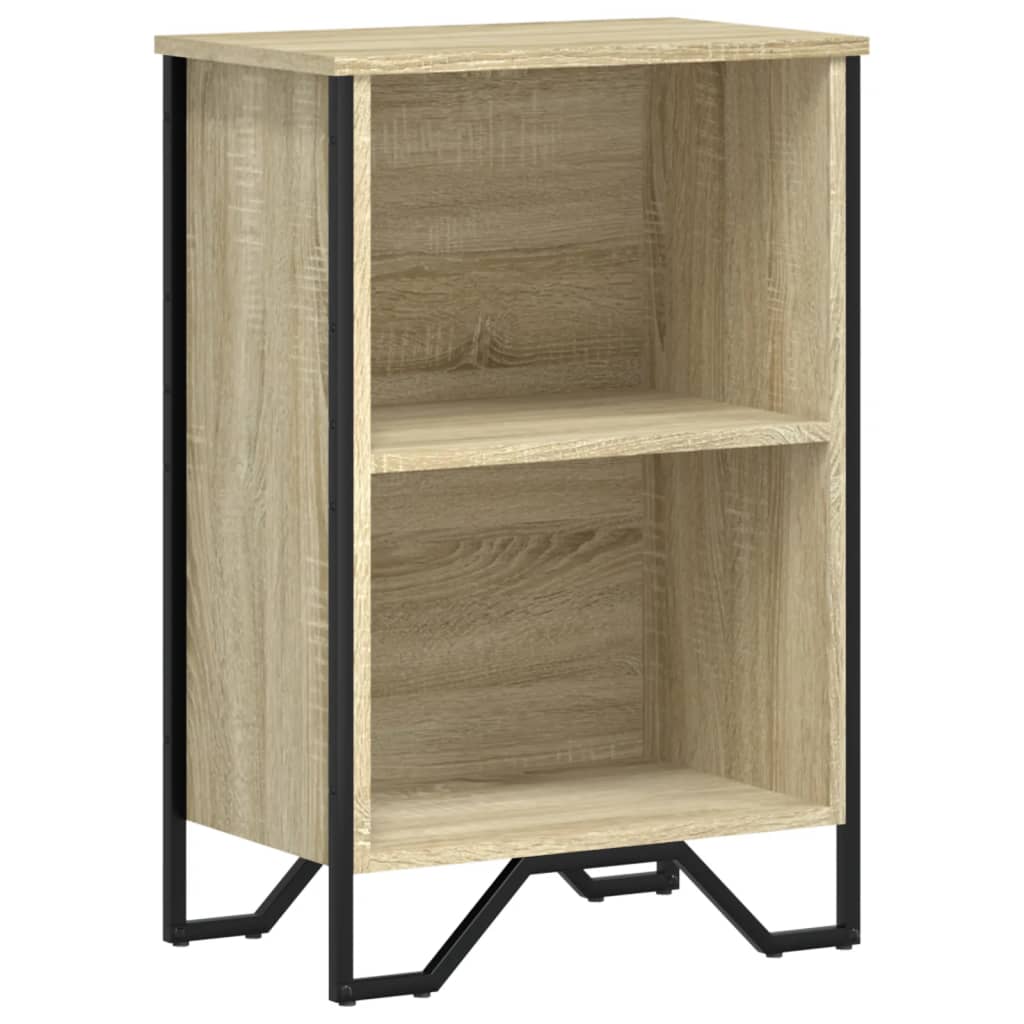 Boekenkast 50X31X74,5 Cm Bewerkt Hout Kleurig Sonoma Eiken