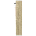 Vitrinekast 100X8,5X50 Cm Bewerkt Hout Kleurig