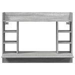 Wandbureau 105X48X75 Cm Bewerkt Hout Eikenkleurig