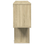Wandschap 100X20X53 Cm Bewerkt Hout Kleurig