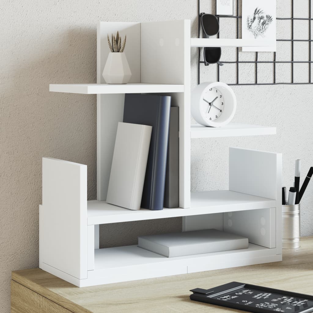 Bureau Organiser 49X20X52,5 Cm Bewerkt Hout Kleurig