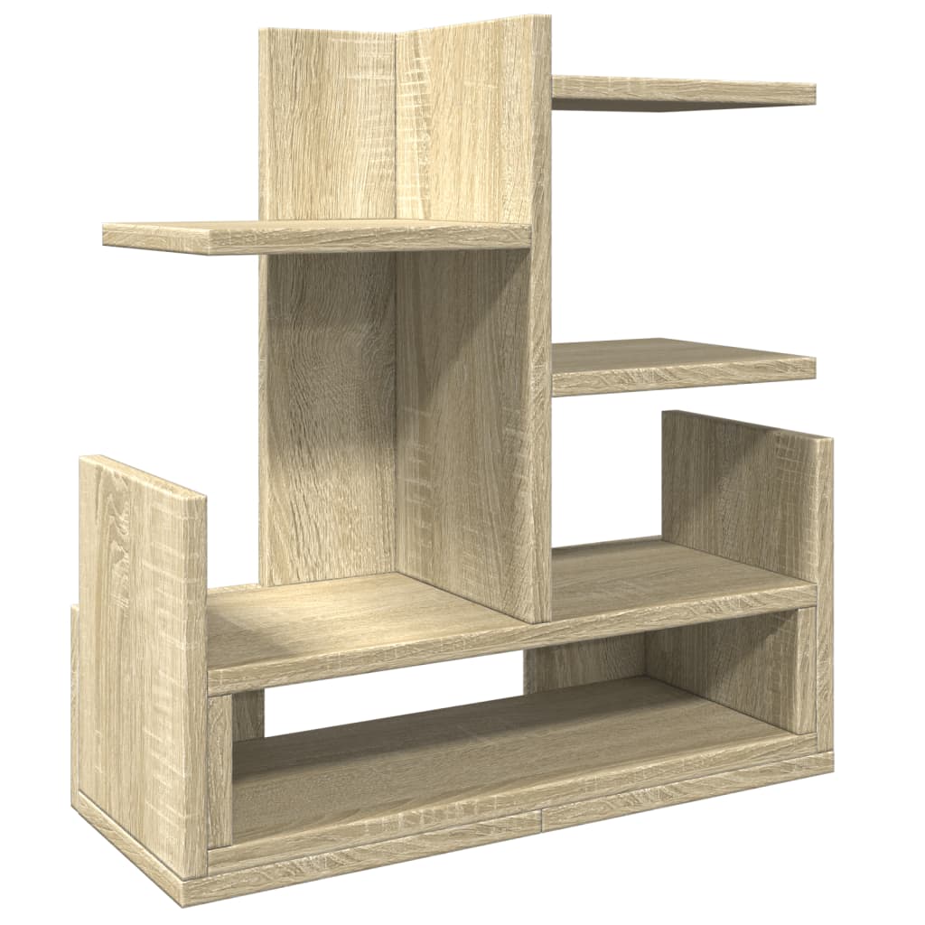 Bureau Organiser 49X20X52,5 Cm Bewerkt Hout Kleurig