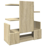 Bureau Organiser 49X20X52,5 Cm Bewerkt Hout Kleurig