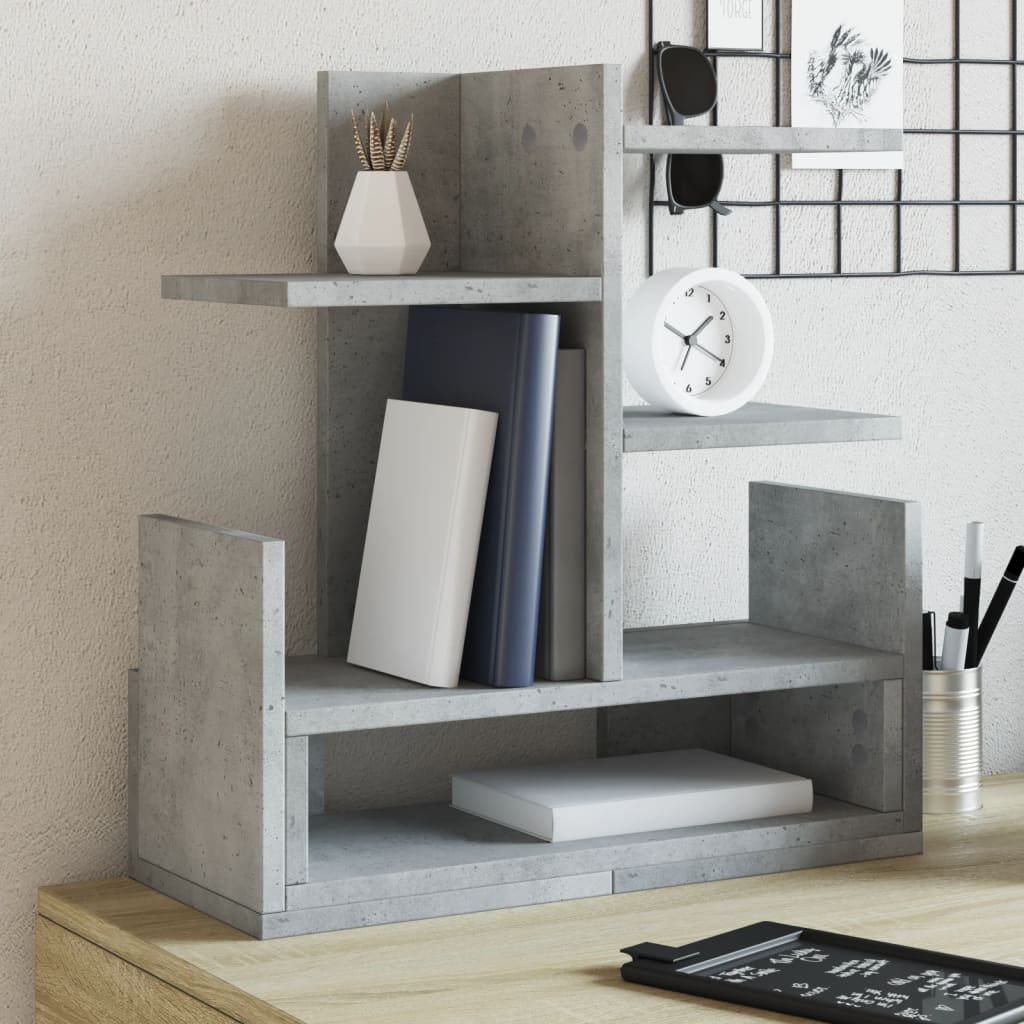 Bureau Organiser 49X20X52,5 Cm Bewerkt Hout Kleurig