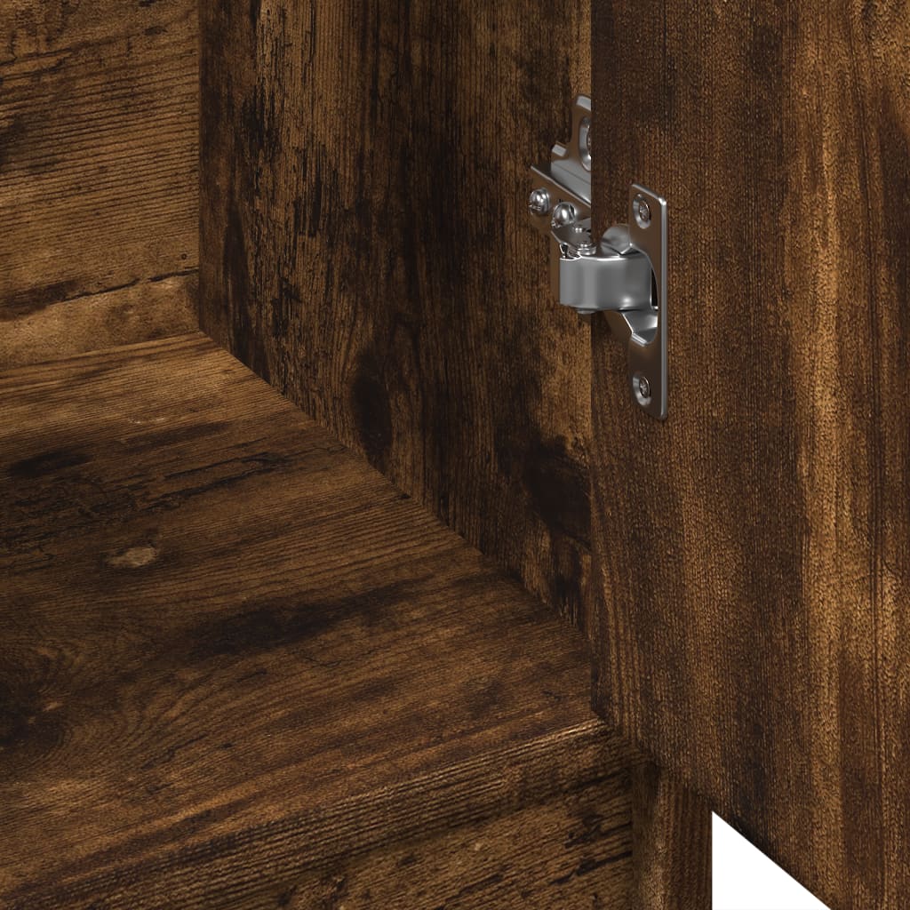 Wastafelkast 63X29X55 Cm Bewerkt Hout Kleurig