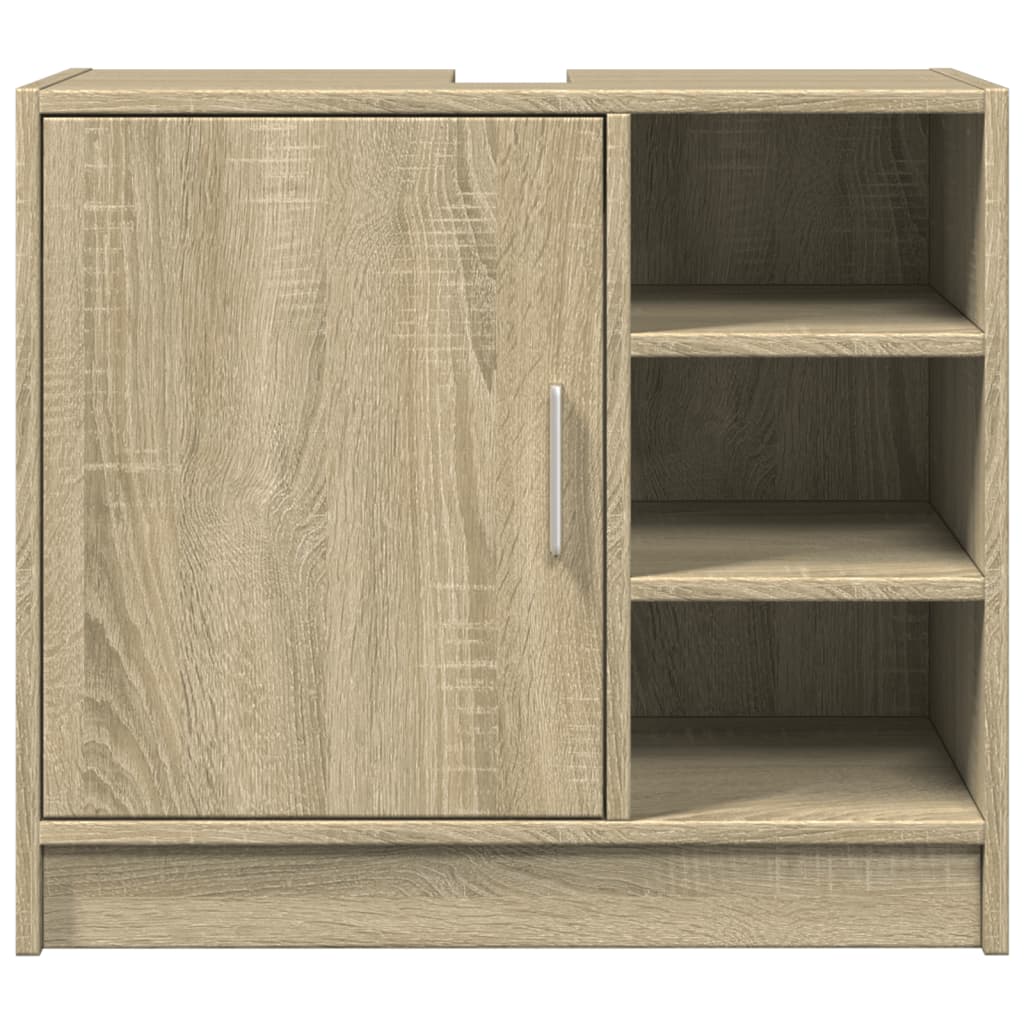 Wastafelkast Bewerkt Hout Kleurig