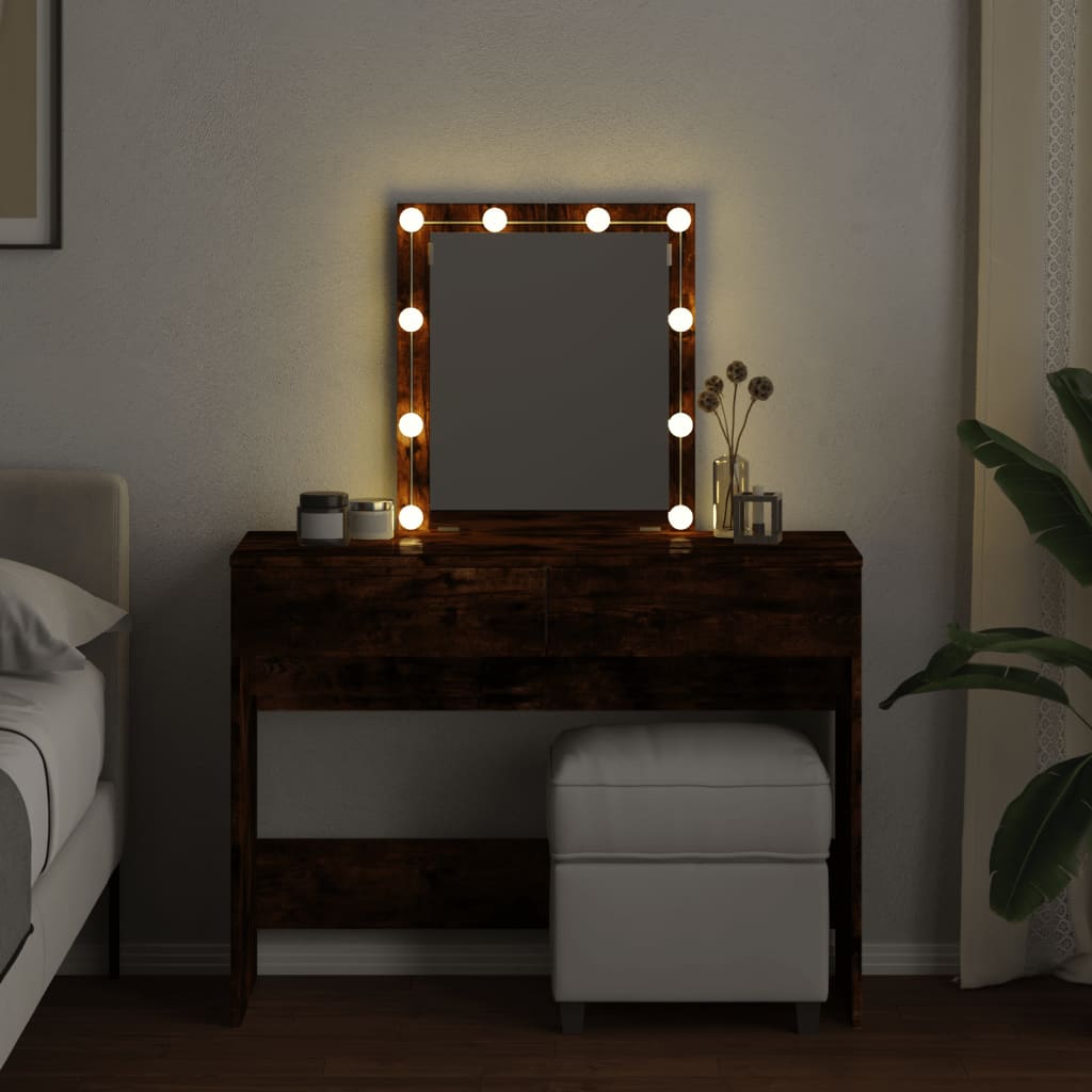 Kaptafel Met Led 100X40X130 Cm Kleurig