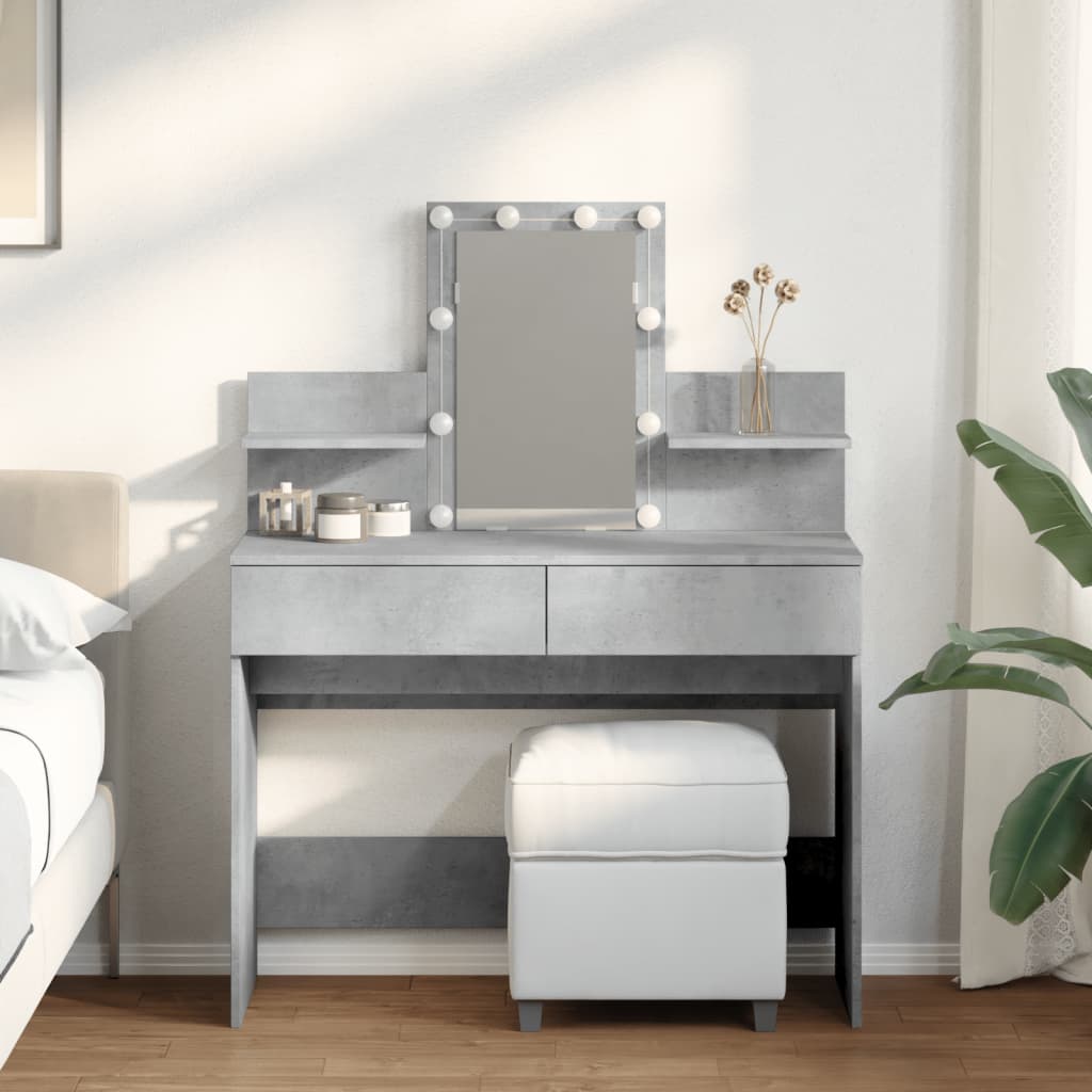 Kaptafel Met Led-Verlichting 100X40X130 Cm