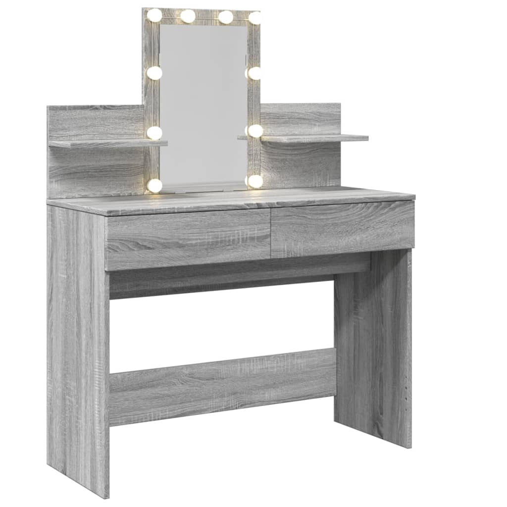 Kaptafel Met Led-Verlichting 100X40X130 Cm