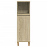 Badkamerkast 30X30X100 Cm Bewerkt Hout Kleurig